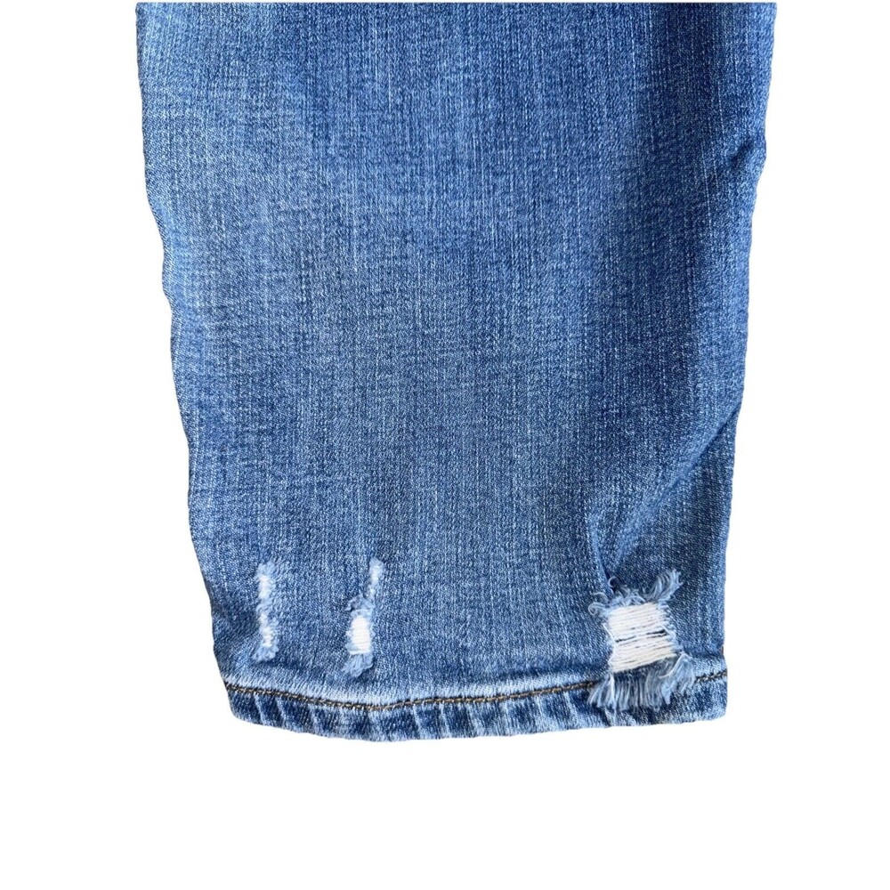 Studio Blue Womens 32 Stretch Med Wash Distressed Skinny Slim Fit 5-Pocket Jeans - Picture 13 of 16
